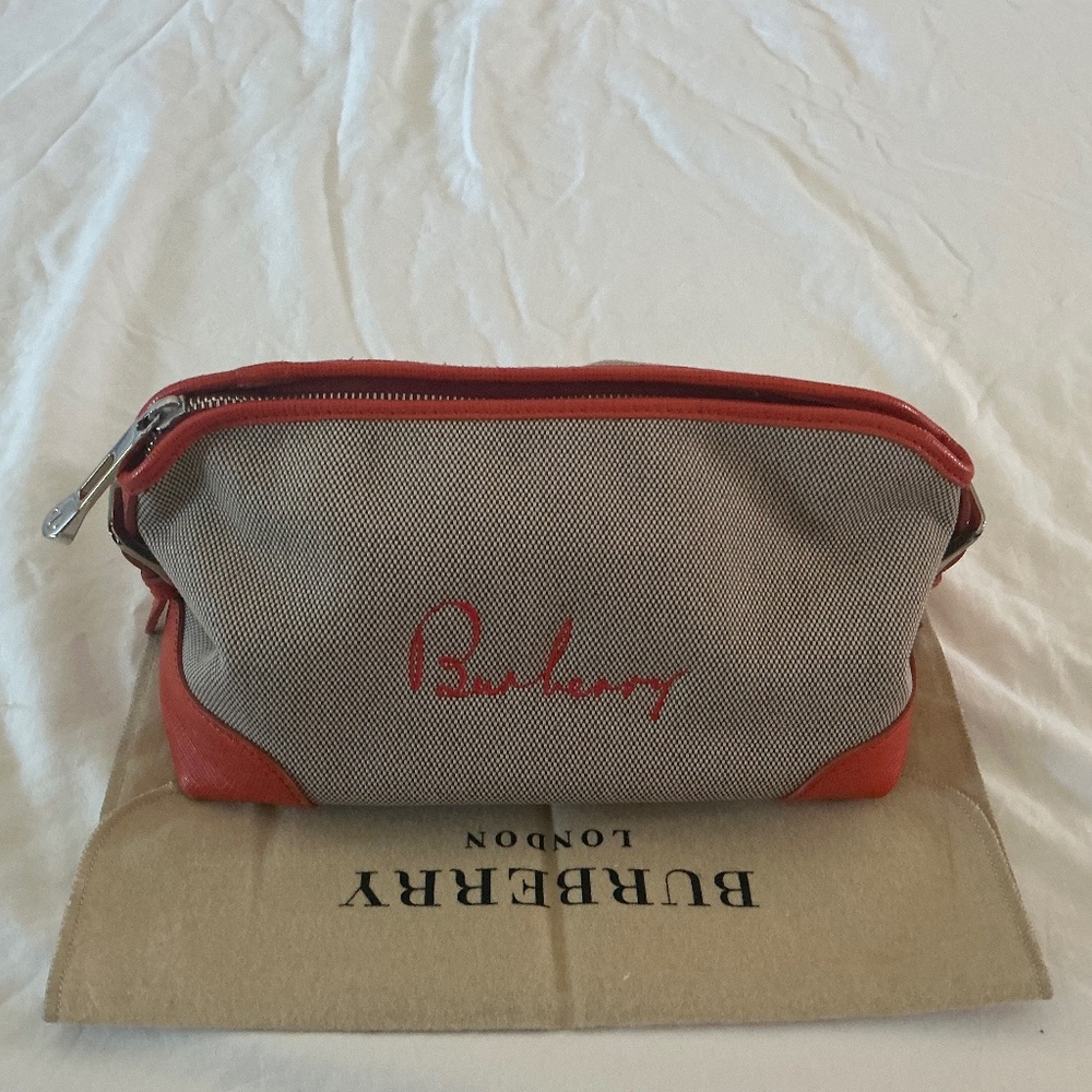 Burberry Canvas Cosmetic Case
